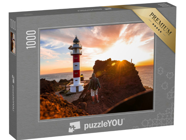 Puzzel 1000 stukjes „Zonsondergang in Punta de Teno, Tenerife“