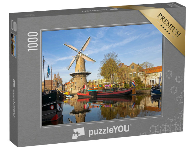 Puzzel 1000 stukjes „Gouda de stad van kaas“
