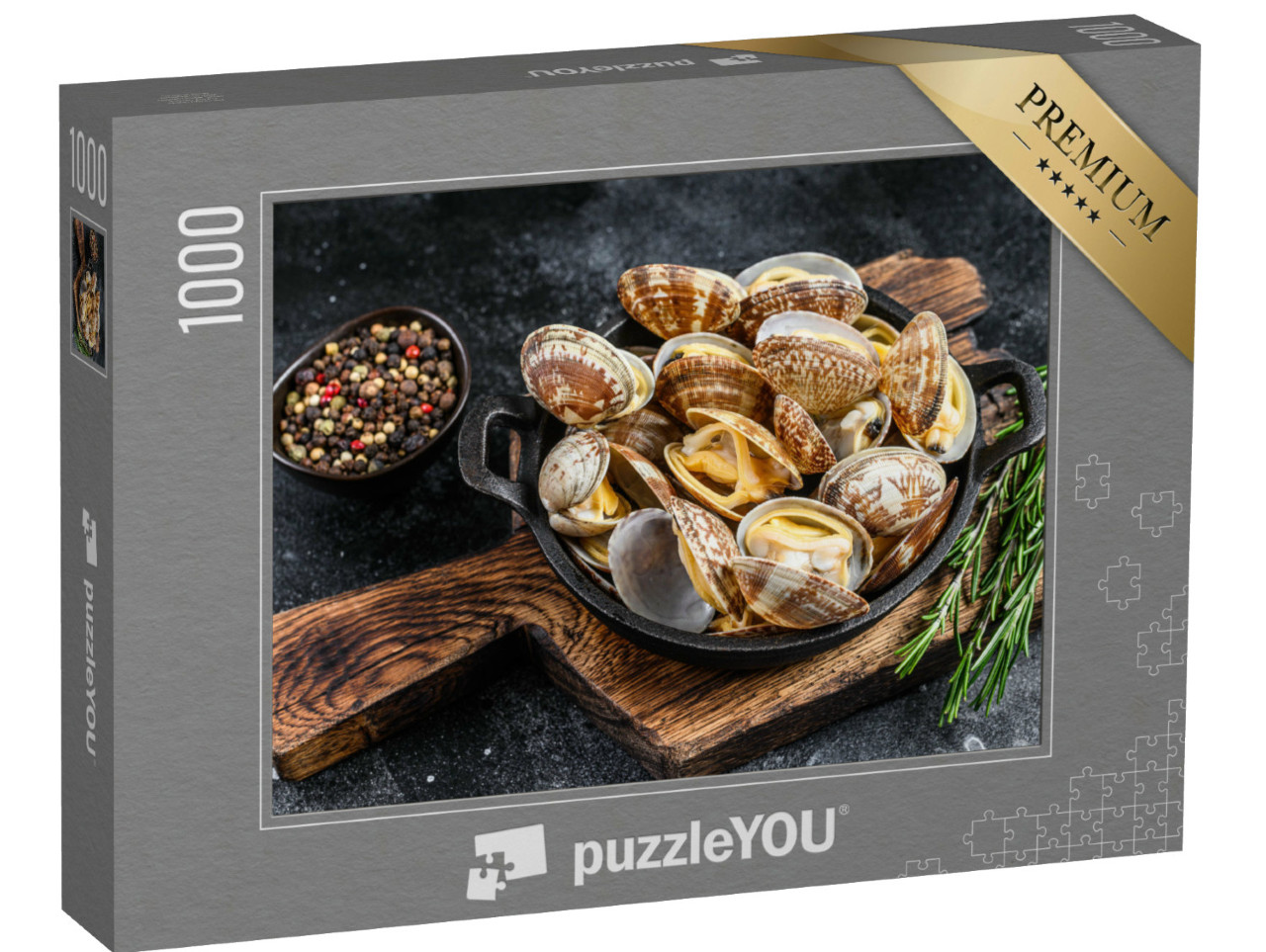 Puzzel 1000 stukjes „Mosselen vongole“