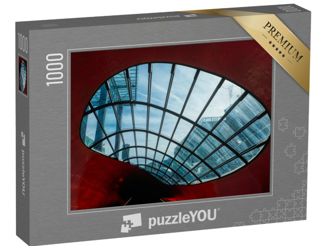 Puzzel 1000 stukjes „Ingang van een metrostation in Eindhoven“