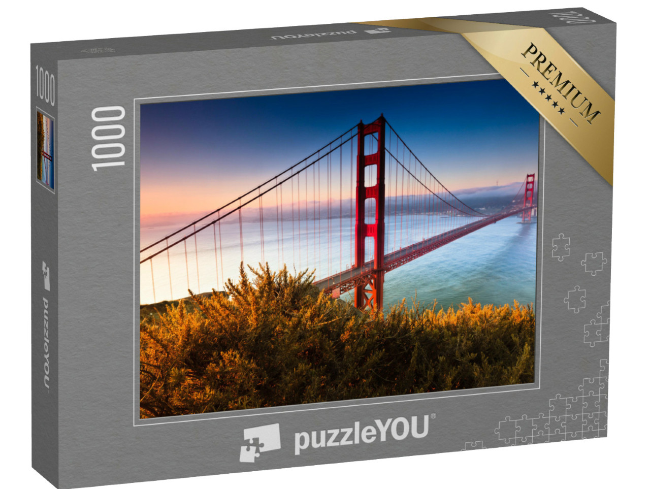 Puzzel 1000 stukjes „De Golden Gate Bridge in San Francisco, Californië“