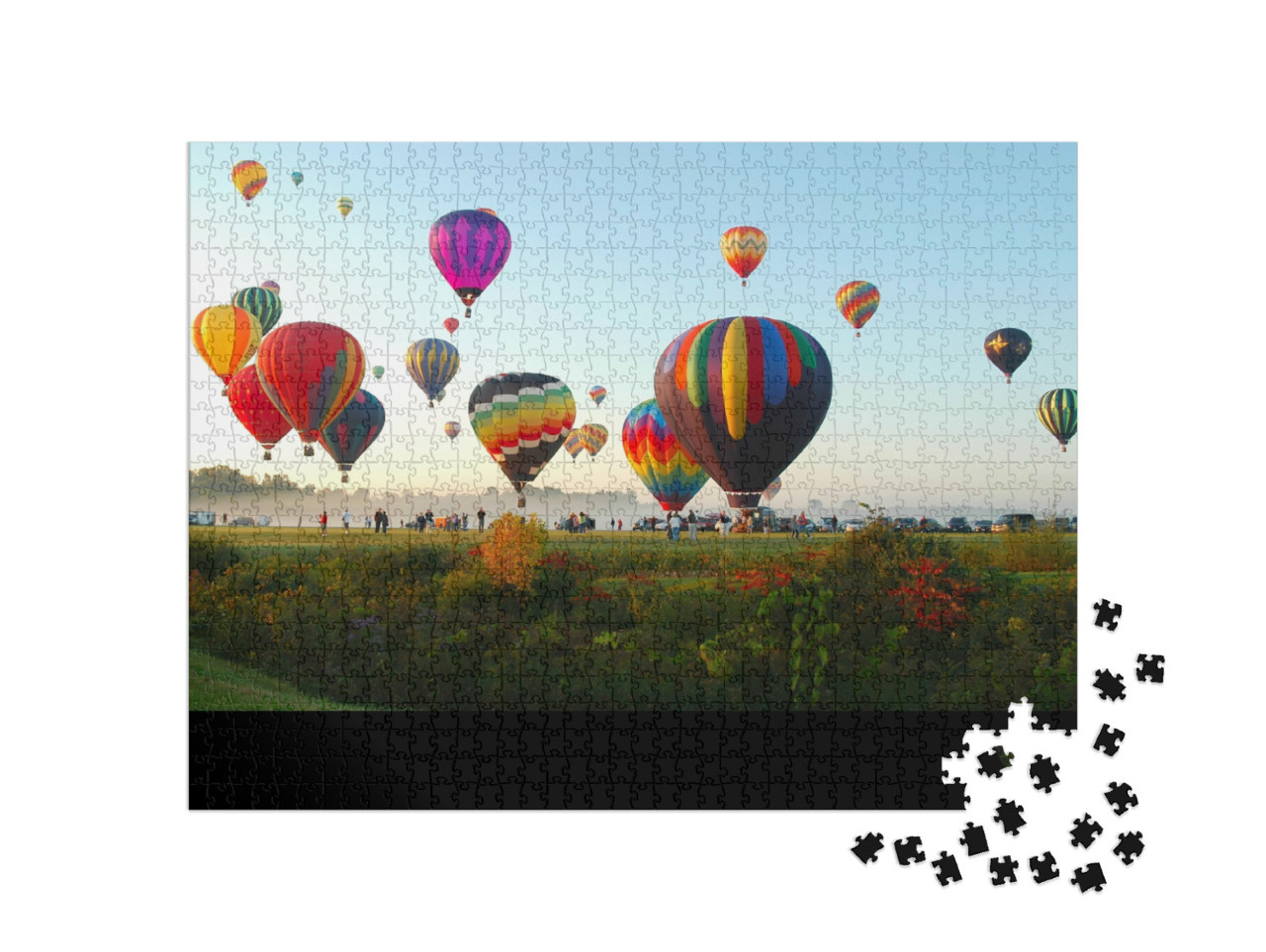 Puzzel 1000 stukjes „Adirondack Ballonfestival, Queensbury, New York“