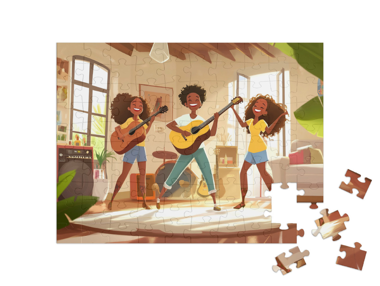 Puzzel 100 stukjes „Klappen, zingen, muziek maken“