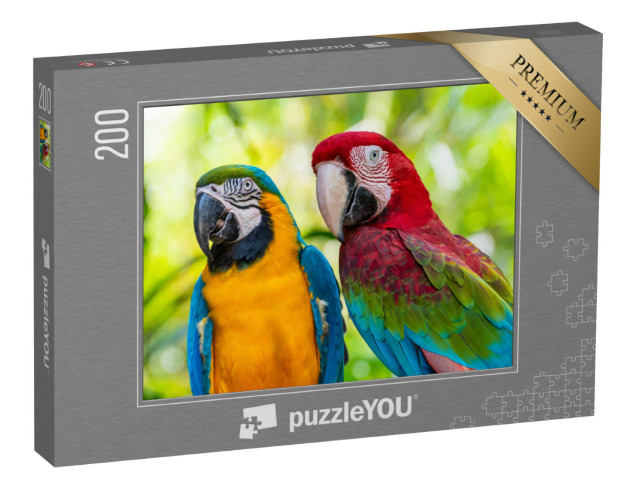 Puzzel 200 stukjes „Papegaai, Ara“