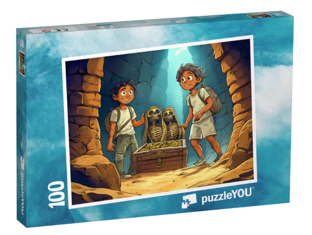 Puzzel 100 stukjes „De schat van de koning“