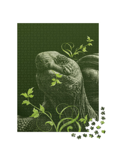 Puzzel 1000 stukjes „Schildpad“