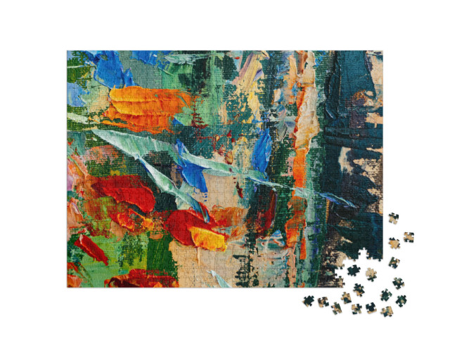 Puzzel 1000 stukjes „abstracte schilderkunst“