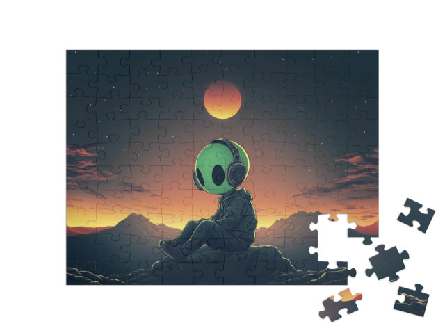 Puzzel 100 stukjes „Solari de ster zwerver“