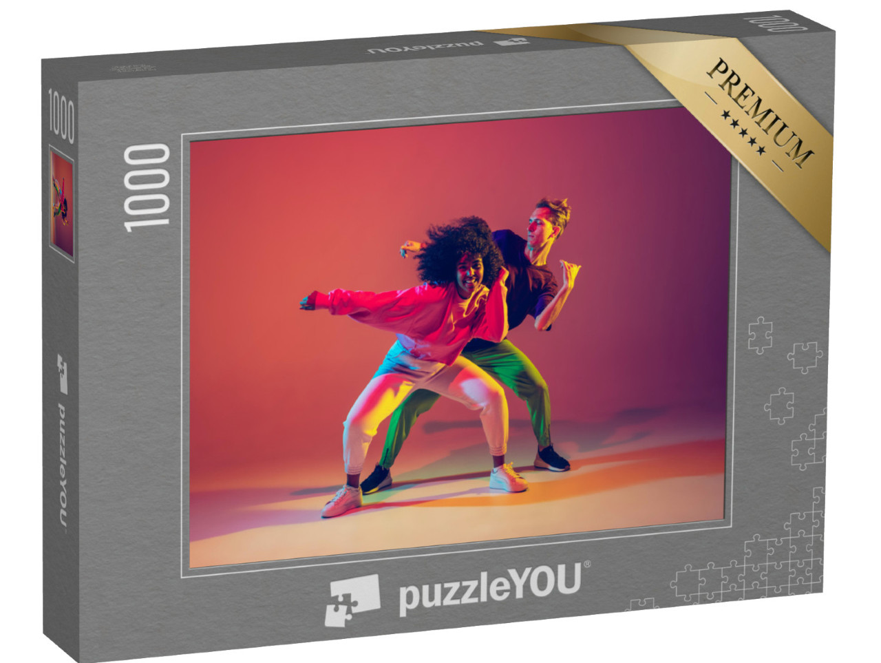 Puzzel 1000 stukjes „Kracht tijdens het dansen“