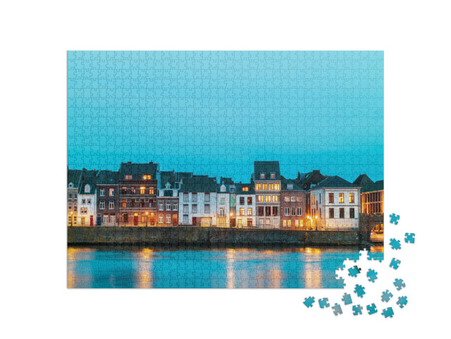 Puzzel 1000 stukjes „Maastricht met de Maas“