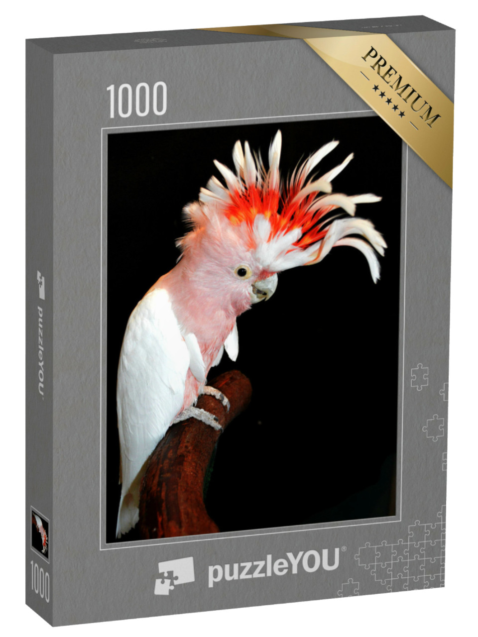 Puzzel 1000 stukjes „Roze kaketoe uit Australië“