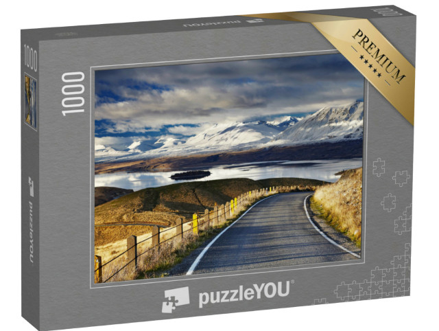 Puzzel 1000 stukjes „Zuidelijke Alpen en Lake Tekapo, Mackenzie-land, Nieuw-Zeeland“