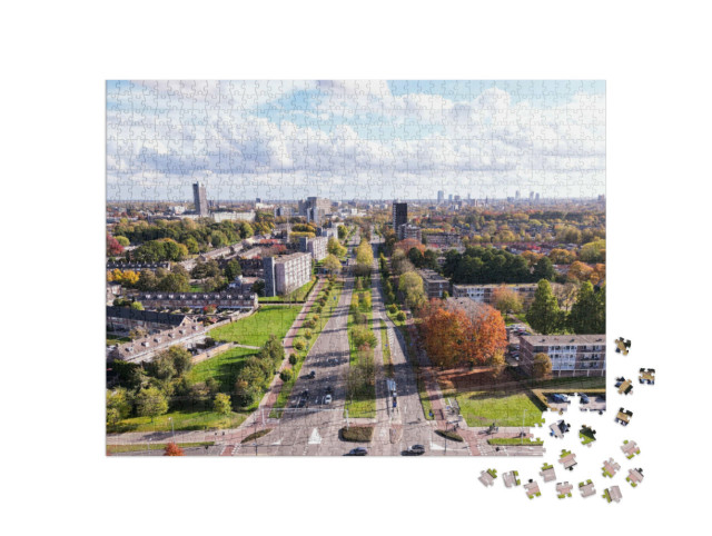 Puzzel 1000 stukjes „Luchtfoto van Eindhoven“