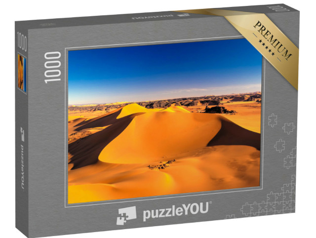 Puzzel 1000 stukjes „Zonsondergang in het Nationaal Park Tassili nAjjer, Algerije“