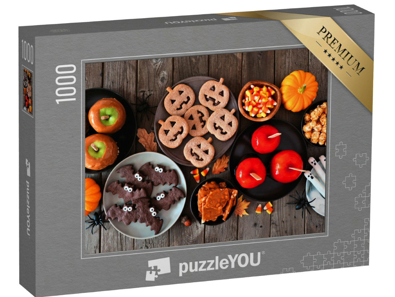 Puzzel 1000 stukjes „Heerlijke traktaties voor Halloween“