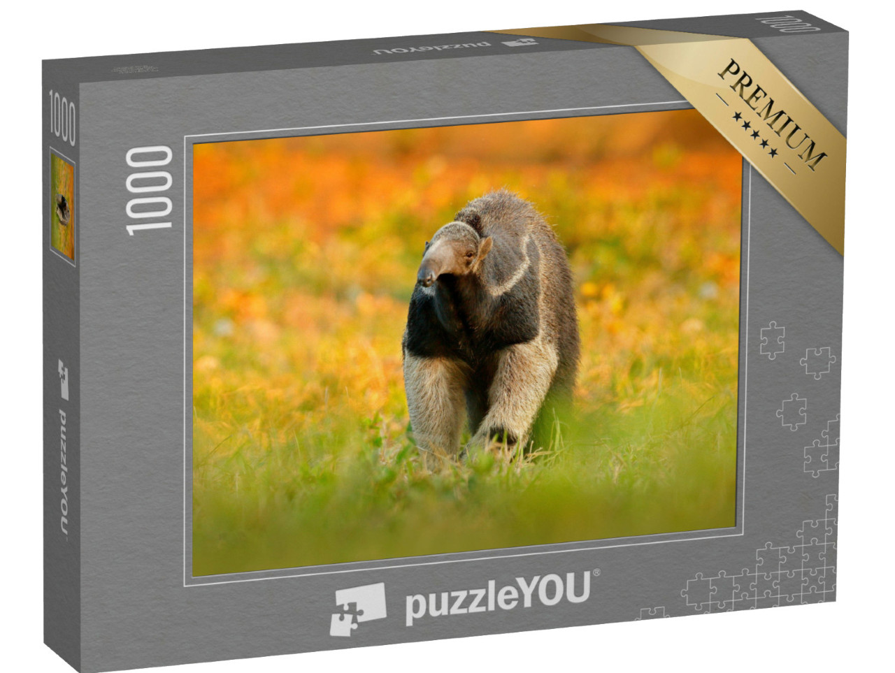 Puzzel 1000 stukjes „De miereneter, een dier uit Brazilië“