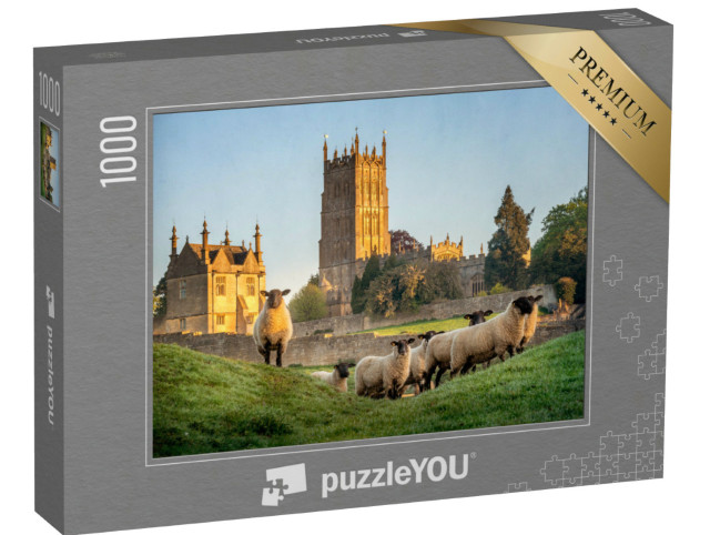 Puzzel 1000 stukjes „Cotswold schapen bij Chipping Campden in Gloucestershire“