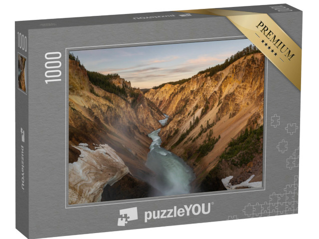 Puzzel 1000 stukjes „Grand Canyon van Yellowstone National Park, VS“