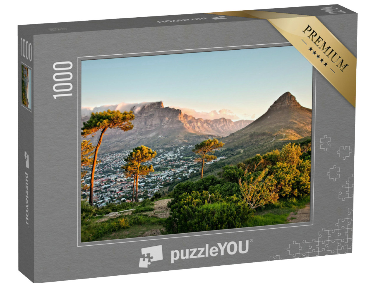 Puzzel 1000 stukjes „Signal Hill in Kaapstad, Zuid-Afrika“