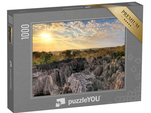 Puzzel 1000 stukjes „Prachtig uitzicht over het Tsingy de Bemaraha National Park, Madagaskar“