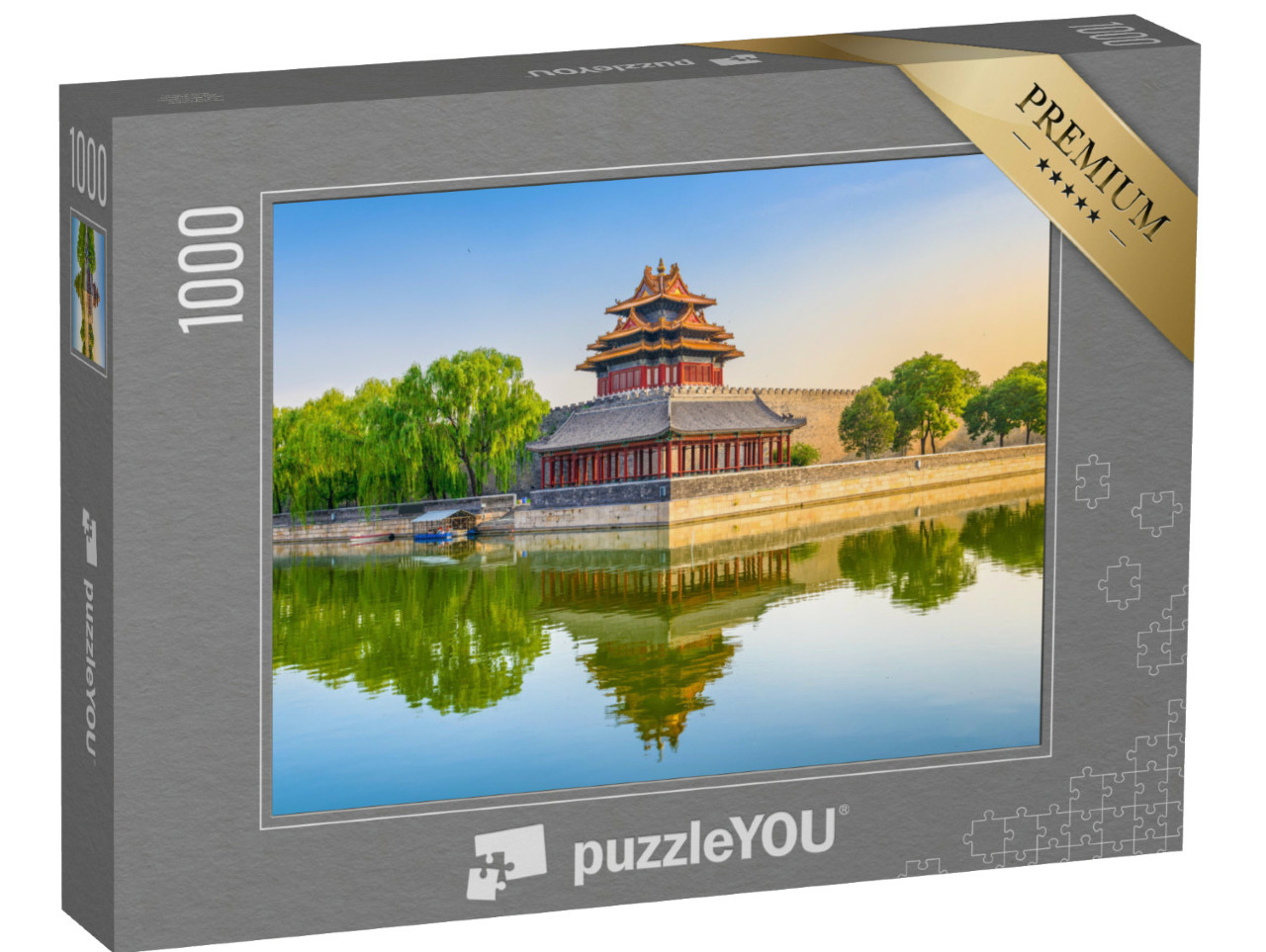 Puzzel 1000 stukjes „Buitenste gracht van de Verboden Stad, Beijing“