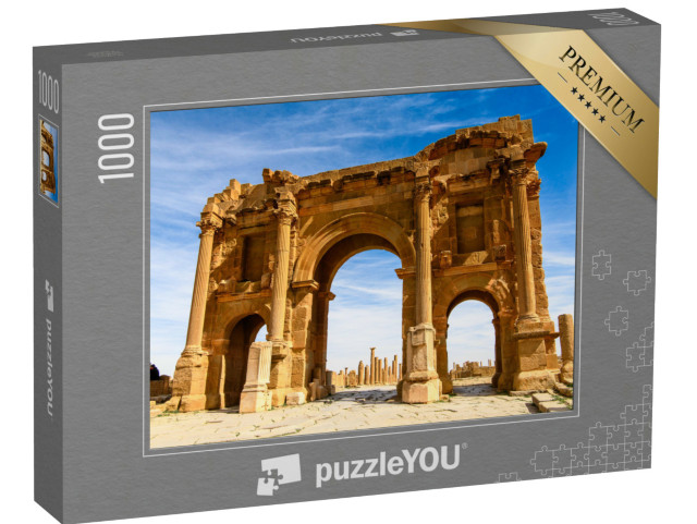 Puzzel 1000 stukjes „Verwoeste stad Timgad in het Aures-gebergte in Algerije“