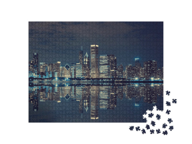 Puzzel 1000 stukjes „Chicago“