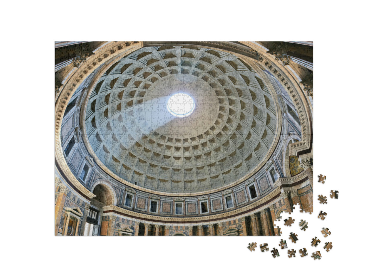 Puzzel 1000 stukjes „Het Pantheon in Rome“