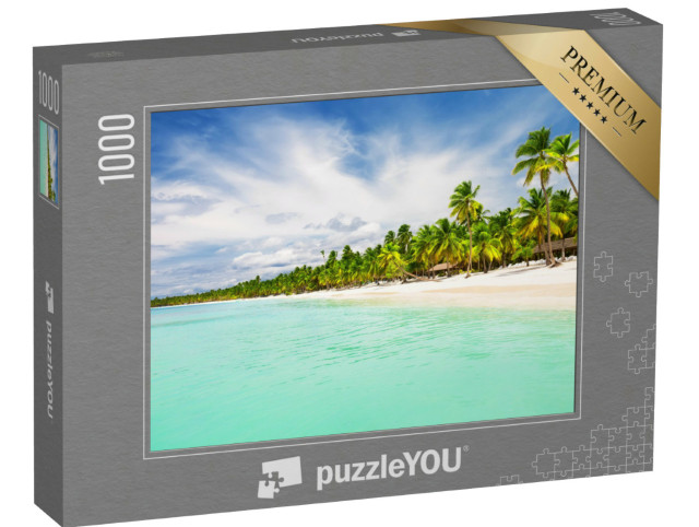 Puzzel 1000 stukjes „Wit zandstrand van Punta Cana, Dominicaanse Republiek“