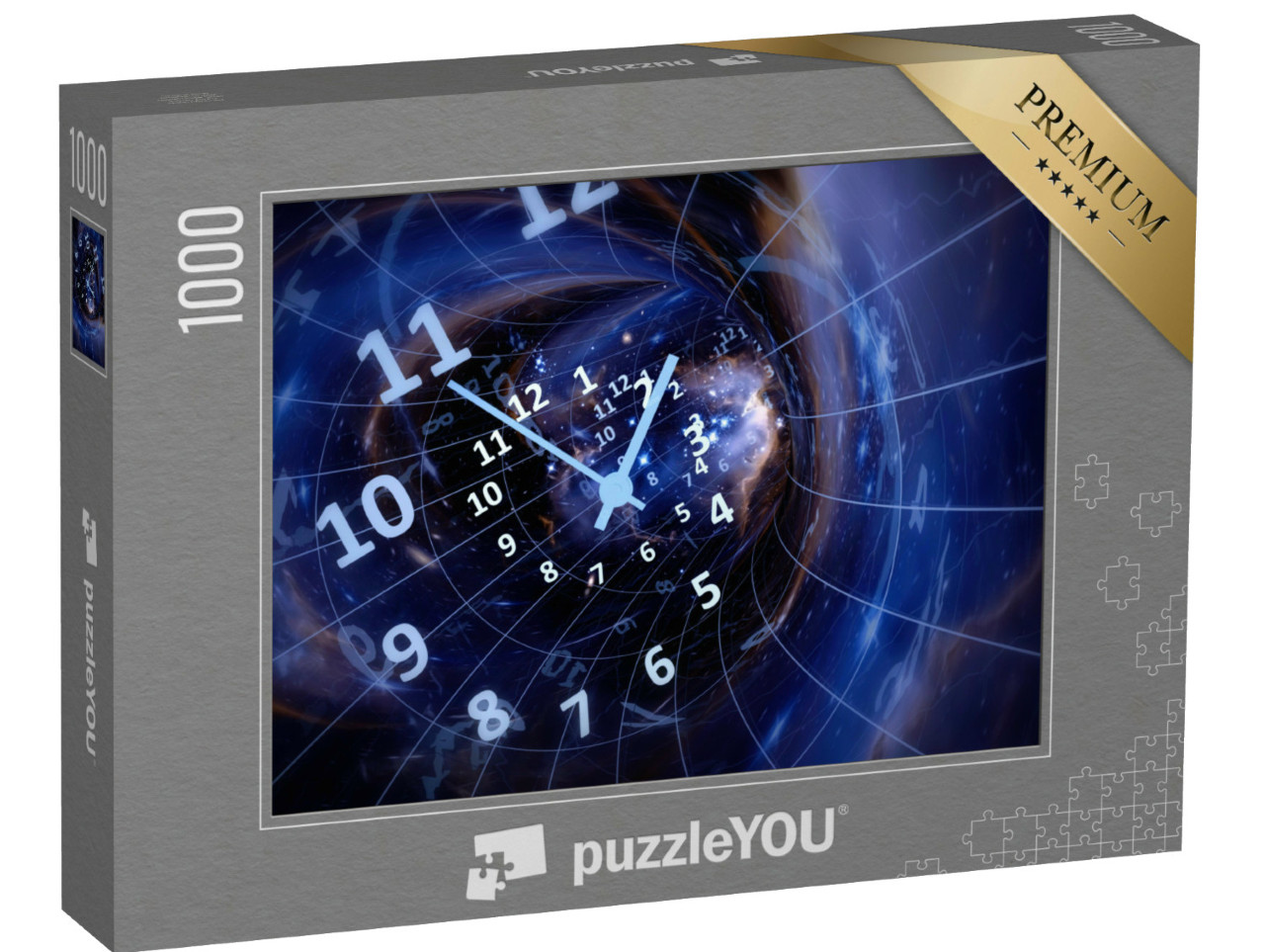 Puzzel 1000 stukjes „3D-illustratie: tijd, ruimte, oneindigheid“