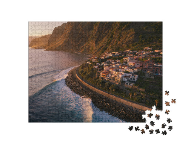 Puzzel 1000 stukjes „Zonsondergang op het eiland Madeira“