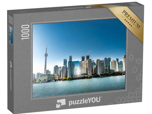 Puzzel 1000 stukjes „Skyline van Toronto, Ontario, Canada“