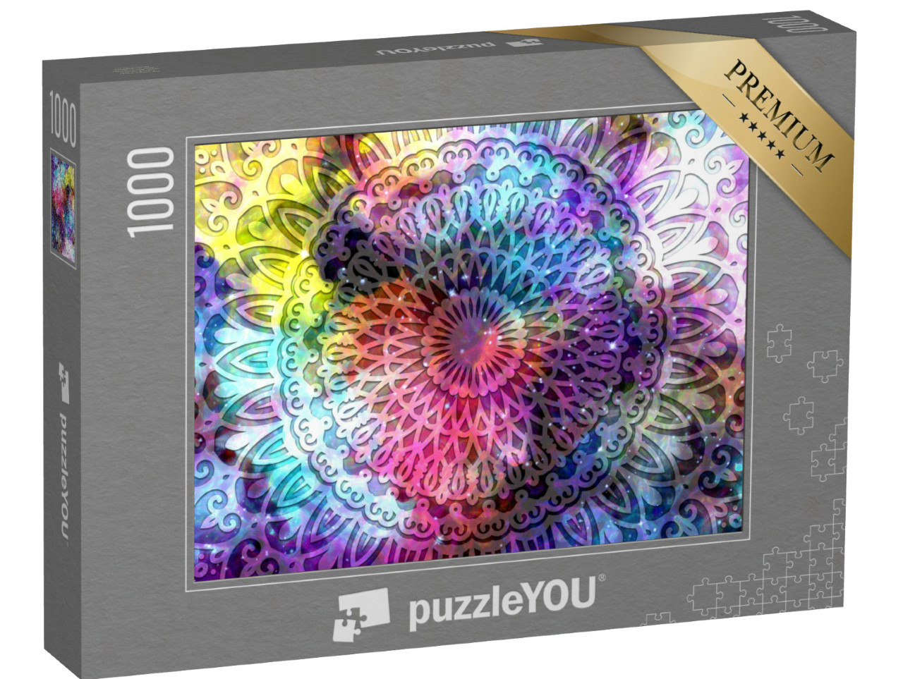 Puzzel 1000 stukjes „Sprookjesachtige mandala“