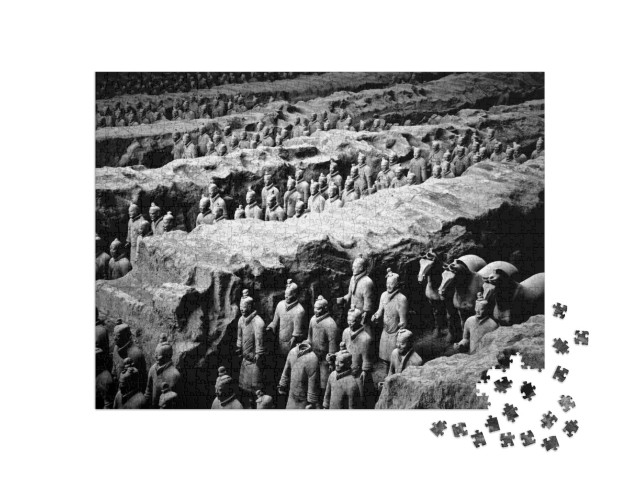 Puzzel 1000 stukjes „Terracottaleger, China“