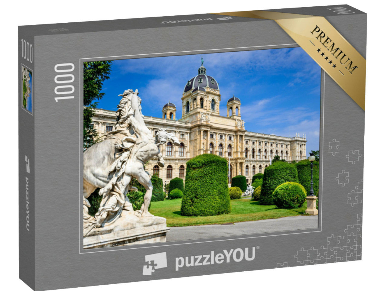 Puzzel 1000 stukjes „Natuurhistorisch museum in Wenen“