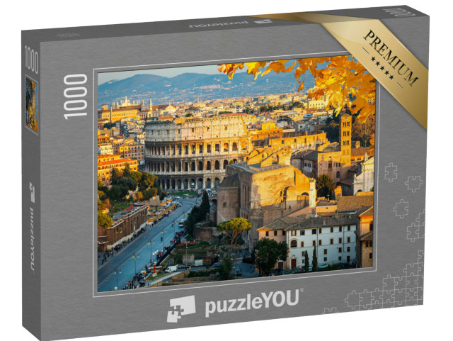 Puzzel 1000 stukjes „Indrukwekkend Colosseum in Rome, Italië“