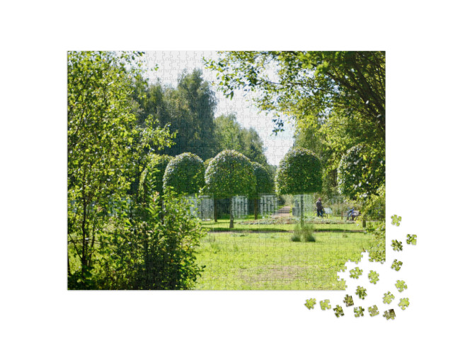 Puzzel 1000 stukjes „Park Wilhelminabos in Nederland“
