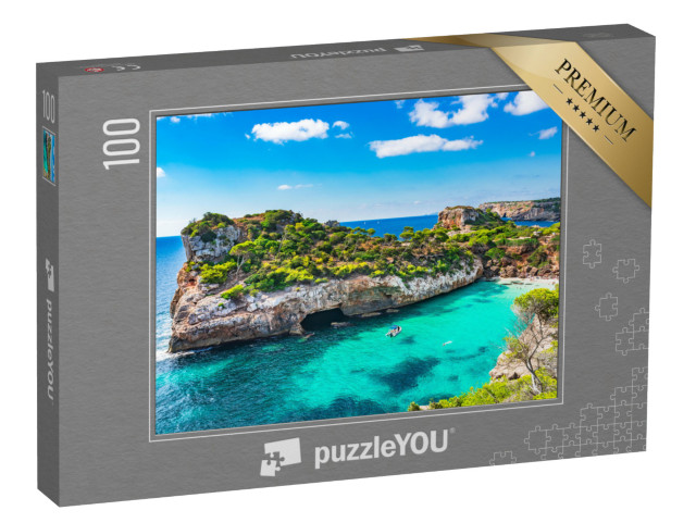 Puzzel 100 stukjes „Strand van Mallorca, Spanje, Middellandse Zee“