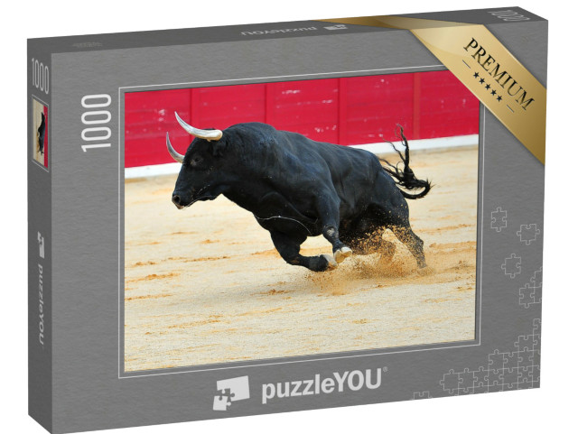 Puzzel 1000 stukjes „Een stier in Spanje“