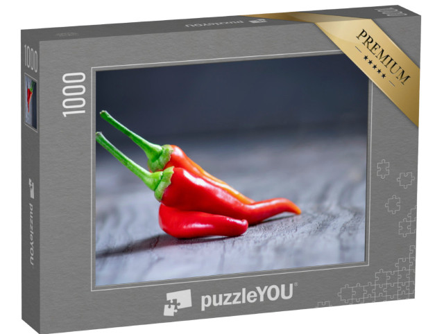 Puzzel 1000 stukjes „Verschillende chilipepers“
