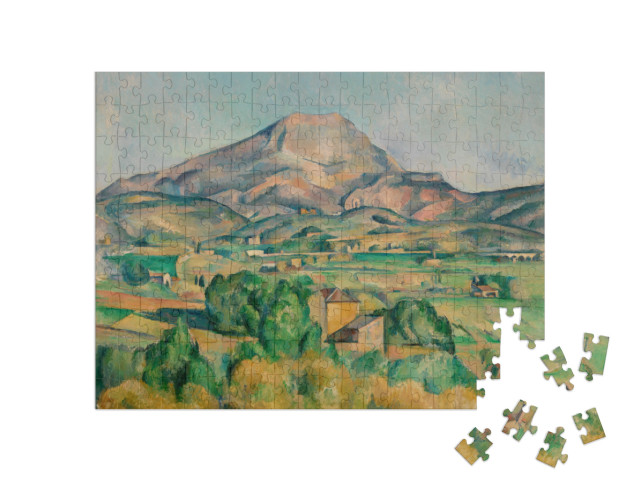 Puzzel 200 stukjes „Paul Cézanne - De berg Sainte-Victoire“
