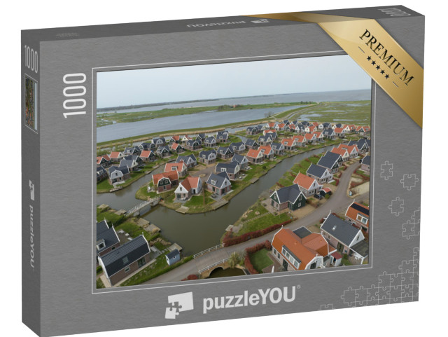 Puzzel 1000 stukjes „Bungalowpark Poort van Amsterdam aan het Markermeer“