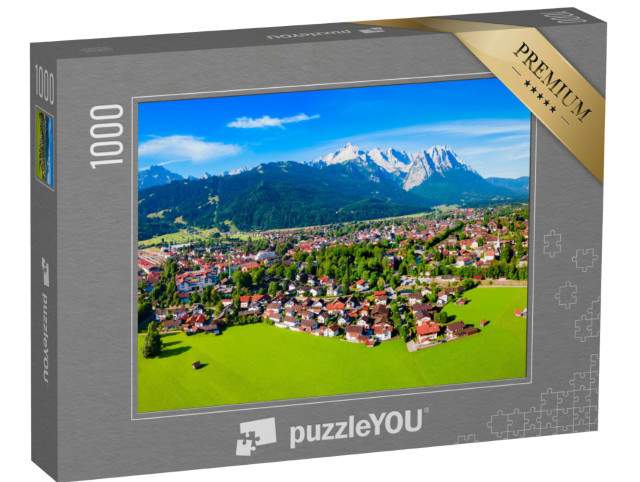 Puzzel 1000 stukjes „Garmisch-Partenkirchen en Zugspitze“
