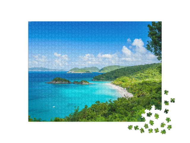 Puzzel 1000 stukjes „Trunk Bay, St. John, Amerikaanse Maagdeneilanden“
