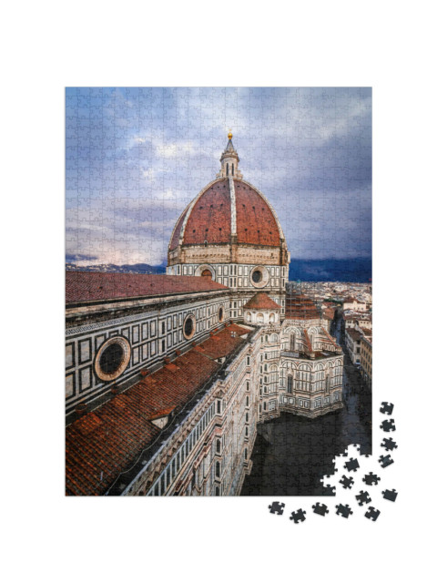 Puzzel 1000 stukjes „Kathedraal van Florence Santa Maria del Fiore, Italië“
