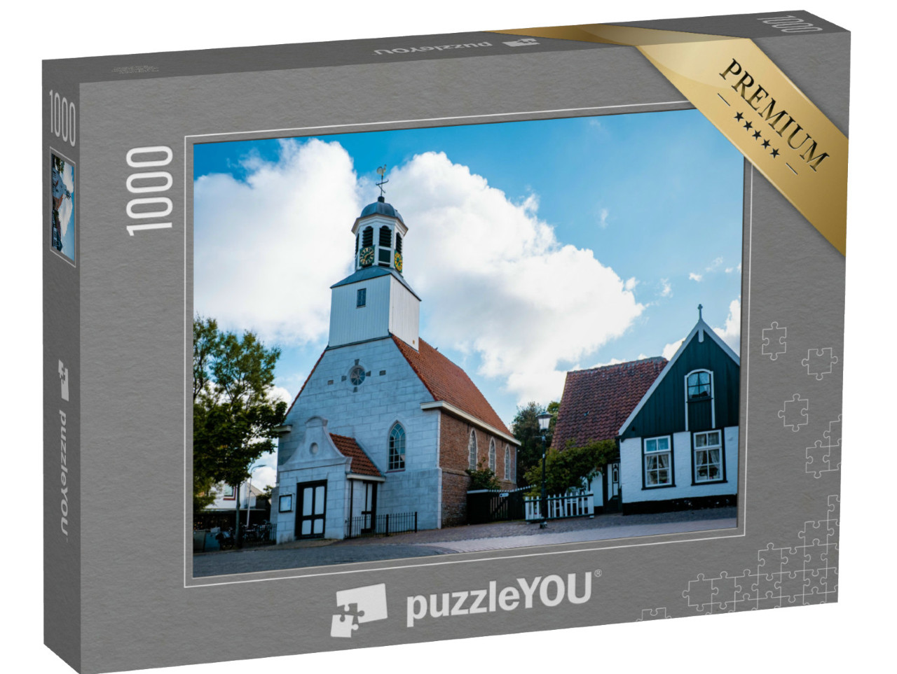 Puzzel 1000 stukjes „De Koog Texel Nederland, luchtfoto“