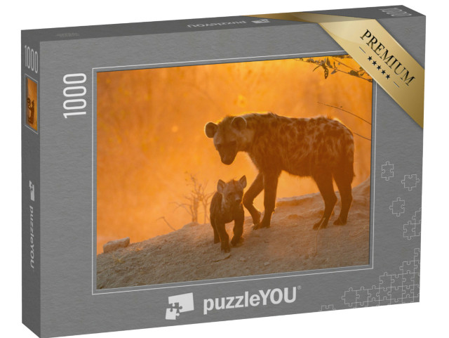 Puzzel 1000 stukjes „Hyena's“