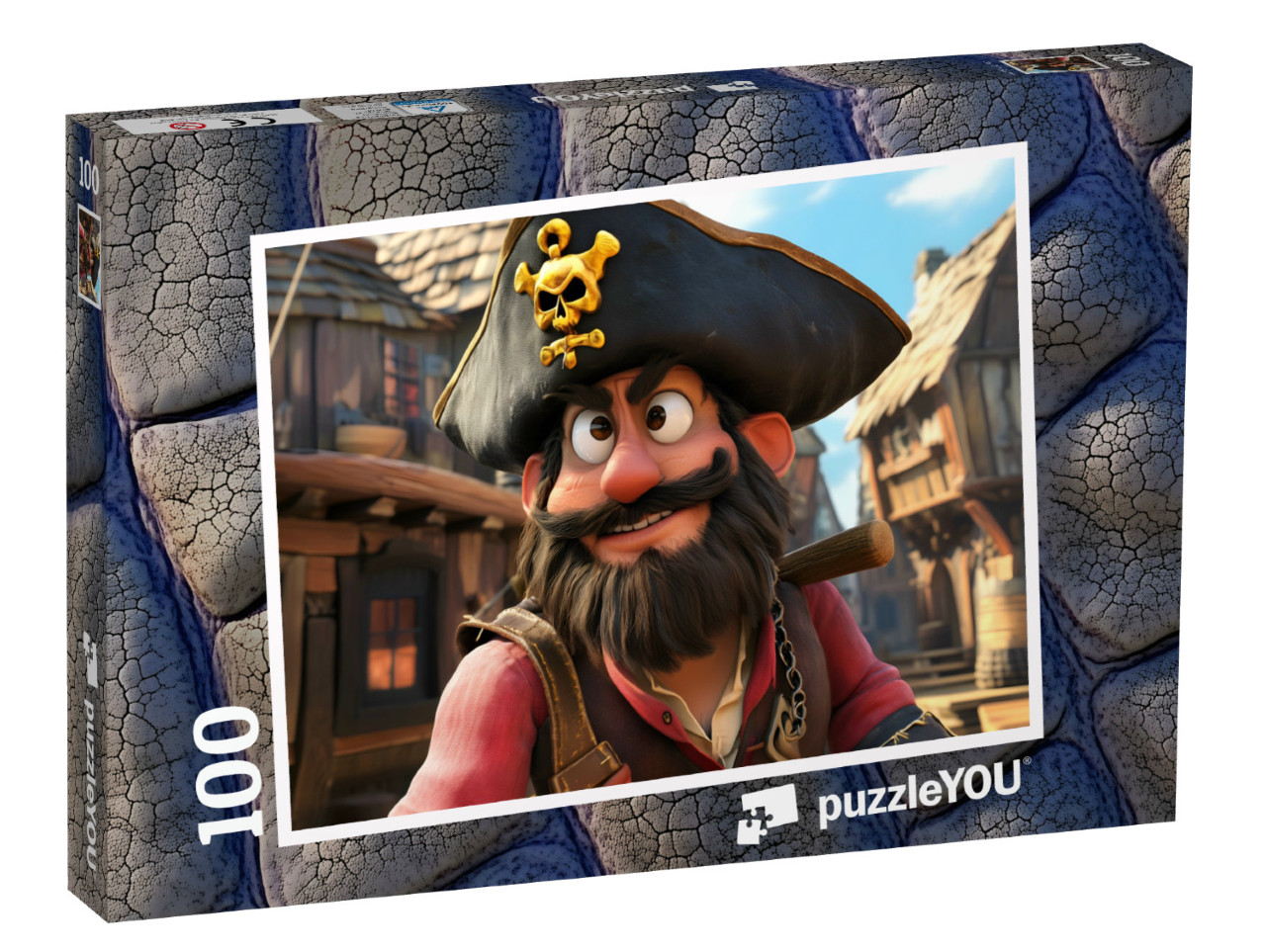 Puzzel 100 stukjes „Ahoy, landrotten!“