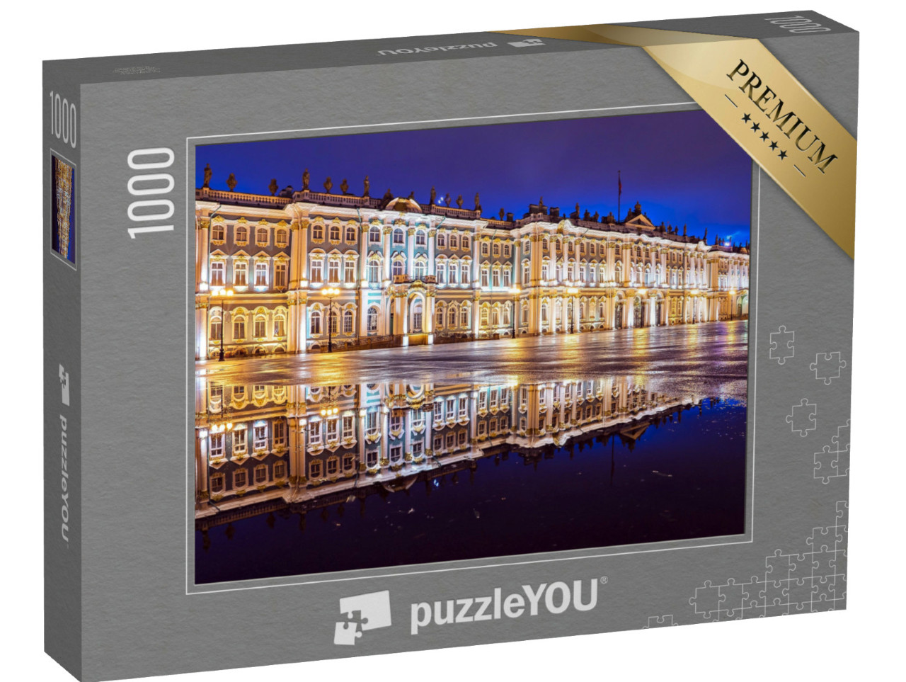 Puzzel 1000 stukjes „Hermitage op het Paleisplein, St. Petersburg“