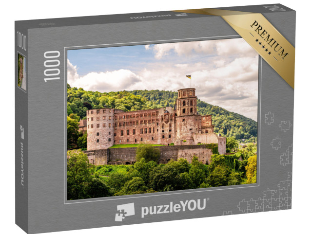 Puzzel 1000 stukjes „Majestueus kasteel Heidelberg“